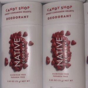 Native 2 pack native deodorant holiday edition come two cinnamon candy hearts